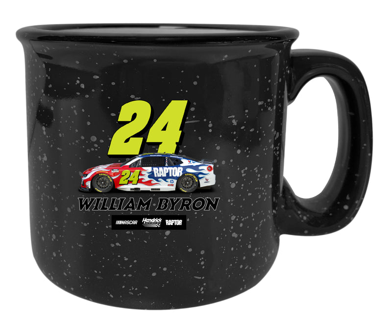 William Byron #24 Nascar Offic. Licensed 16 oz Ceramic Camper Mug Black