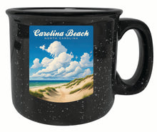Load image into Gallery viewer, Carolina Beach, North Carolina. Beach and Sand Dunes Design Souvenir 16 oz Ceramic camping mug

