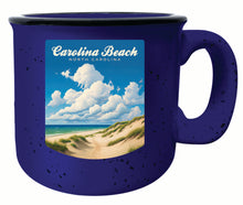 Load image into Gallery viewer, Carolina Beach, North Carolina. Beach and Sand Dunes Design Souvenir 16 oz Ceramic camping mug
