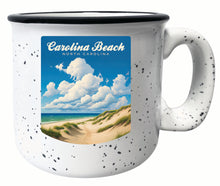 Load image into Gallery viewer, Carolina Beach, North Carolina. Beach and Sand Dunes Design Souvenir 16 oz Ceramic camping mug
