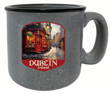 Load image into Gallery viewer, Dublin Ireland Red Pub Design Souvenir 16 oz Ceramic camping mug
