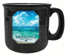 Load image into Gallery viewer, Emerald Isle North Carolina Serene Ocean Design Souvenir 16 oz Ceramic camping mug
