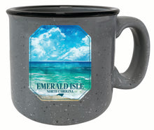 Load image into Gallery viewer, Emerald Isle North Carolina Serene Ocean Design Souvenir 16 oz Ceramic camping mug

