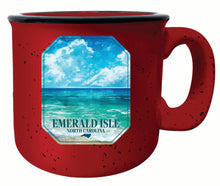 Load image into Gallery viewer, Emerald Isle North Carolina Serene Ocean Design Souvenir 16 oz Ceramic camping mug
