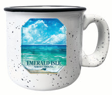 Load image into Gallery viewer, Emerald Isle North Carolina Serene Ocean Design Souvenir 16 oz Ceramic camping mug
