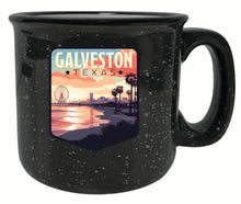 Load image into Gallery viewer, Galveston Texas Pleasure Pier Design Souvenir 16 oz Ceramic camping mug
