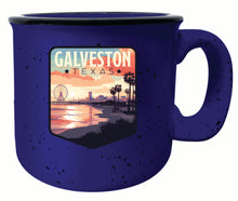 Load image into Gallery viewer, Galveston Texas Pleasure Pier Design Souvenir 16 oz Ceramic camping mug
