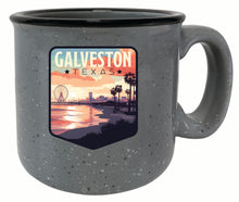 Load image into Gallery viewer, Galveston Texas Pleasure Pier Design Souvenir 16 oz Ceramic camping mug
