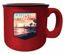 Load image into Gallery viewer, Galveston Texas Pleasure Pier Design Souvenir 16 oz Ceramic camping mug
