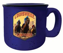 Load image into Gallery viewer, Louisville Kentucky Derby City Design Souvenir 16 oz Ceramic camping mug
