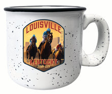 Load image into Gallery viewer, Louisville Kentucky Derby City Design Souvenir 16 oz Ceramic camping mug

