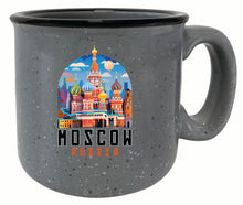 Load image into Gallery viewer, Moscow Russia Saint Basil&#39;s Cathedral Illustration Design Souvenir 16 oz Ceramic camping mug
