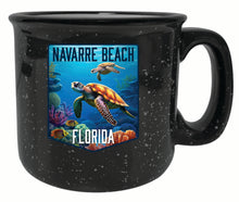 Load image into Gallery viewer, Navarre Beach Florida Underwater Turtle Design Souvenir 16 oz Ceramic camping mug
