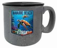 Load image into Gallery viewer, Navarre Beach Florida Underwater Turtle Design Souvenir 16 oz Ceramic camping mug

