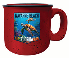 Load image into Gallery viewer, Navarre Beach Florida Underwater Turtle Design Souvenir 16 oz Ceramic camping mug
