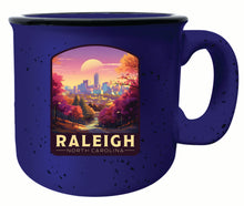 Load image into Gallery viewer, Raleigh North Carolina City of Oaks Design Souvenir 16 oz Ceramic camping mug
