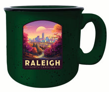Load image into Gallery viewer, Raleigh North Carolina City of Oaks Design Souvenir 16 oz Ceramic camping mug
