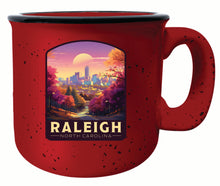 Load image into Gallery viewer, Raleigh North Carolina City of Oaks Design Souvenir 16 oz Ceramic camping mug
