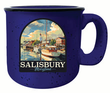 Load image into Gallery viewer, Salisbury Maryland Port of Salisbury Marina Design Souvenir 16 oz Ceramic camping mug
