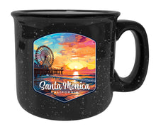 Load image into Gallery viewer, Santa Monica California Design A Souvenir 16 oz Ceramic camping mug
