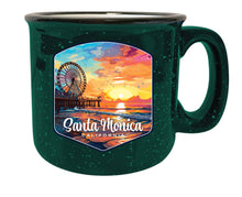 Load image into Gallery viewer, Santa Monica California Design A Souvenir 16 oz Ceramic camping mug
