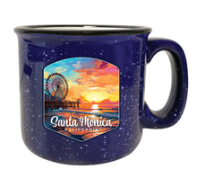 Load image into Gallery viewer, Santa Monica California Design A Souvenir 16 oz Ceramic camping mug
