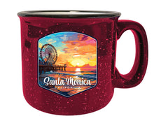 Load image into Gallery viewer, Santa Monica California Design A Souvenir 16 oz Ceramic camping mug
