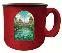 Load image into Gallery viewer, Shanghai China Old Town Design Souvenir 16 oz Ceramic camping mug
