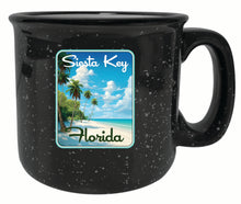 Load image into Gallery viewer, Siesta Key Beach Florida Tropical Beach Design Souvenir 16 oz Ceramic camping mug
