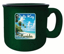Load image into Gallery viewer, Siesta Key Beach Florida Tropical Beach Design Souvenir 16 oz Ceramic camping mug
