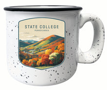 Load image into Gallery viewer, State College Pennsylvania Autumn Mountains Design Souvenir 16 oz Ceramic camping mug
