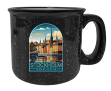 Load image into Gallery viewer, Stockholm Sweden Design A Souvenir 16 oz Ceramic camping mug
