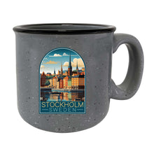 Load image into Gallery viewer, Stockholm Sweden Design A Souvenir 16 oz Ceramic camping mug
