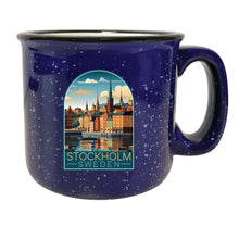 Load image into Gallery viewer, Stockholm Sweden Design A Souvenir 16 oz Ceramic camping mug
