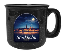 Load image into Gallery viewer, Stockholm Sweden Design B Souvenir 16 oz Ceramic camping mug
