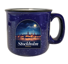 Load image into Gallery viewer, Stockholm Sweden Design B Souvenir 16 oz Ceramic camping mug
