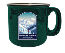 Load image into Gallery viewer, Sugar Mountain North Carolina Design B Souvenir 16 oz Ceramic camping mug Green Single

