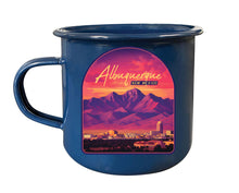 Load image into Gallery viewer, Alburqueque New Mexico Design B Souvenir Tin Camper Coffee Mug
