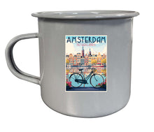 Load image into Gallery viewer, Amsterdam Netherlands Design A Souvenir Tin Camper Coffee Mug
