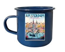 Load image into Gallery viewer, Amsterdam Netherlands Design A Souvenir Tin Camper Coffee Mug
