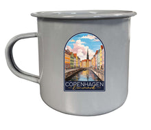Load image into Gallery viewer, Copenhagen Denmark Design B Souvenir Tin Camper Coffee Mug
