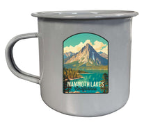 Load image into Gallery viewer, Mammoth Lakes California Design A Souvenir Tin Camper Coffee Mug Gray Single
