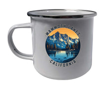 Load image into Gallery viewer, Mammoth Lakes California Design B Souvenir Tin Camper Coffee Mug White 4-Pack

