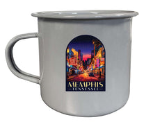 Load image into Gallery viewer, Memphis Tennessee Design C Souvenir Tin Camper Coffee Mug
