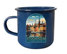 Load image into Gallery viewer, Stockholm Sweden Design A Souvenir Tin Camper Coffee Mug
