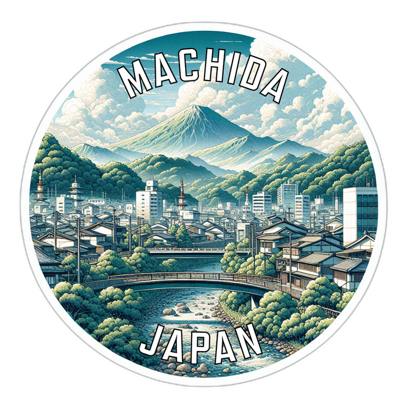Machida Japan Souvenir Vinyl Decal Sticker 6-Inch