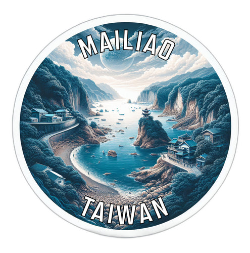 Mailiao Taiwan Souvenir Die Cut Flat Magnet 2-Inch