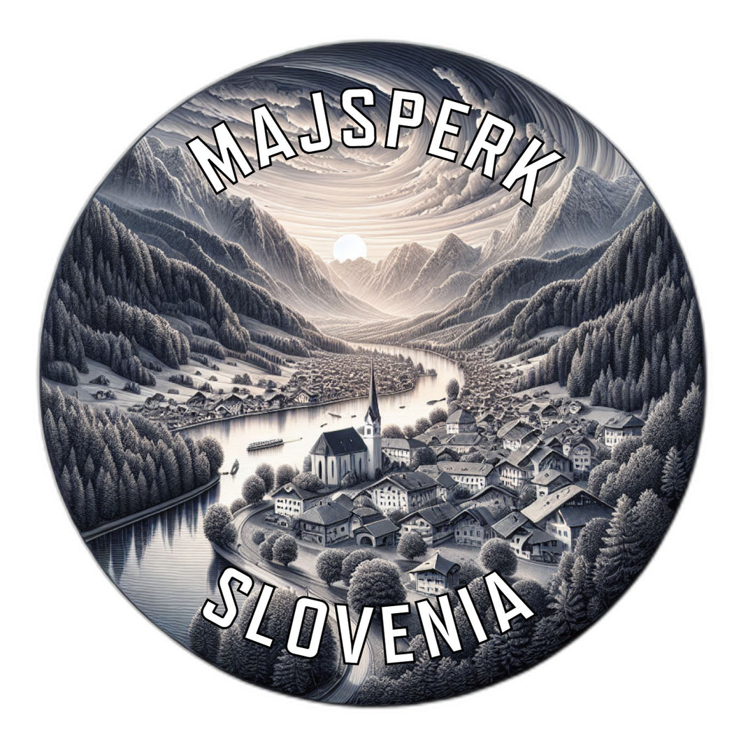 Majsperk Slovenia Souvenir Die Cut Flat Magnet 2-Inch