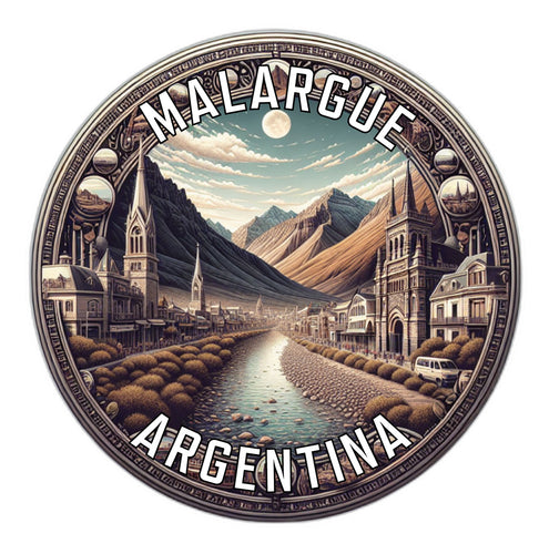 Malargue Argentina Souvenir Die Cut Flat Magnet 6-Inch