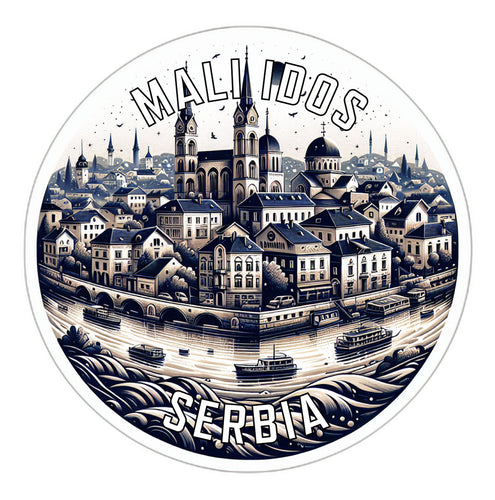 Mali Idos Serbia Souvenir Die Cut Flat Magnet 2-Inch